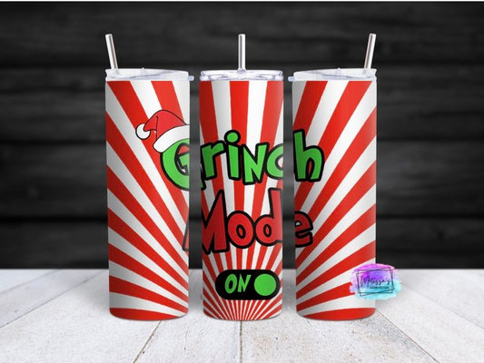 Grinch Mode Tumbler