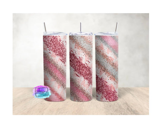 Valentine Glitter Tumbler