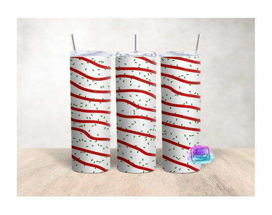 Christmas Tree Cake Tumbler