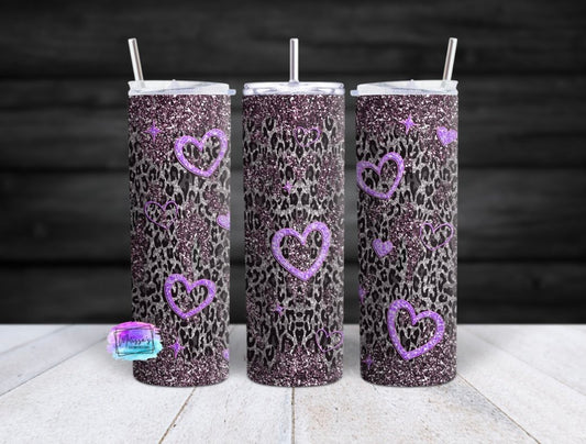 Valentine Heart Peekaboo Tumbler