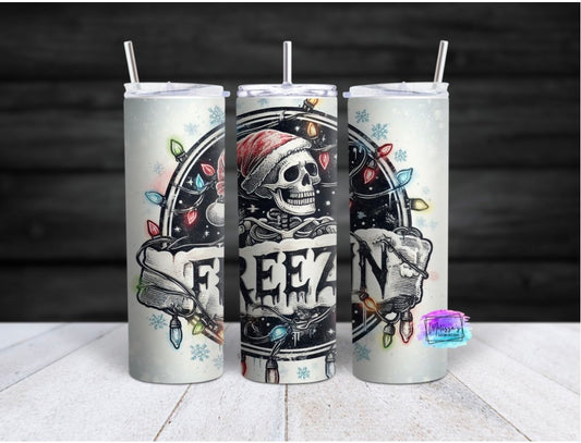 Freezin' Skeleton Tumbler