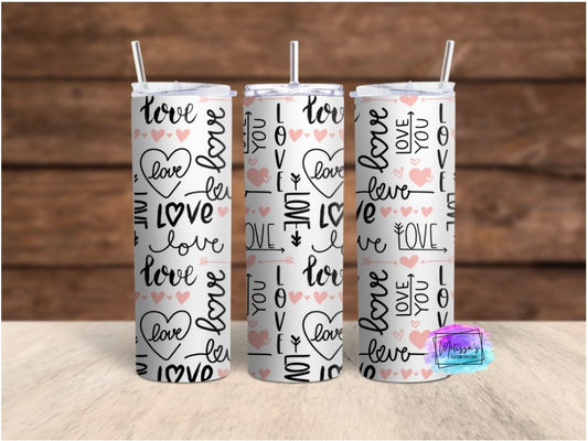 Love Hearts Tumbler