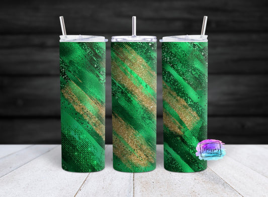 Green and Gold Tumbler