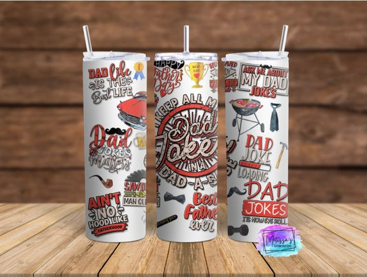 Dad Jokes Tumbler