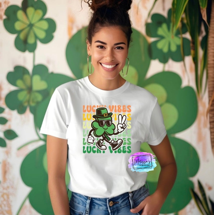 Lucky Vibes Shamrock T-Shirt