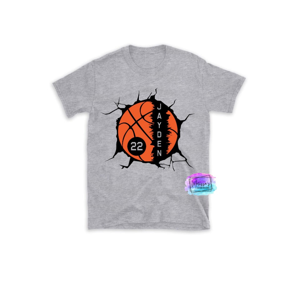 Personalized Basketball T-Shirt
