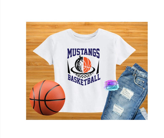 Mustangs Basketball T-Shirt