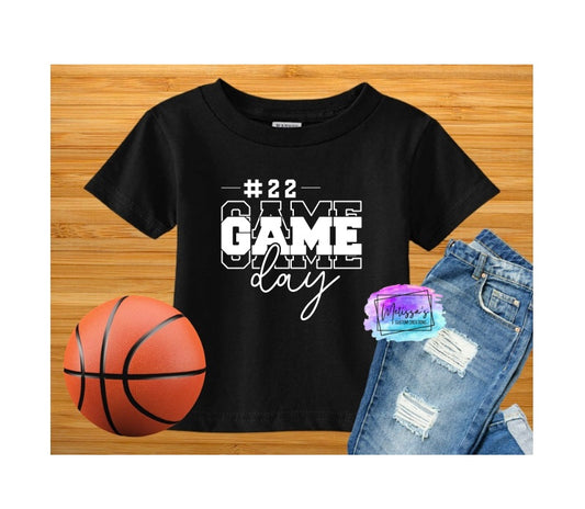 Game Day T-Shirt (Personalized with #)