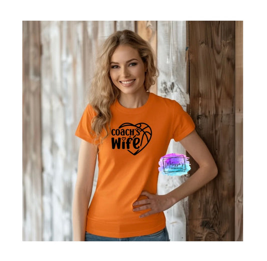 Basketball Wife T-Shirt (2 designs to choose from)