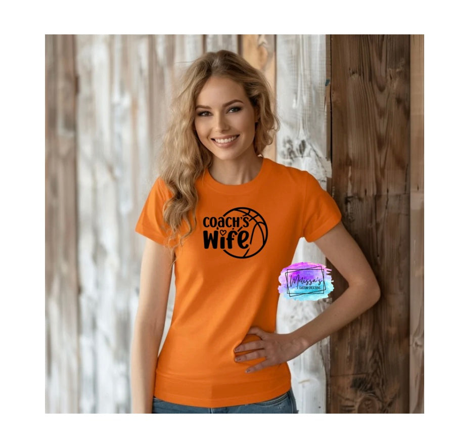 Basketball Wife T-Shirt (2 designs to choose from)