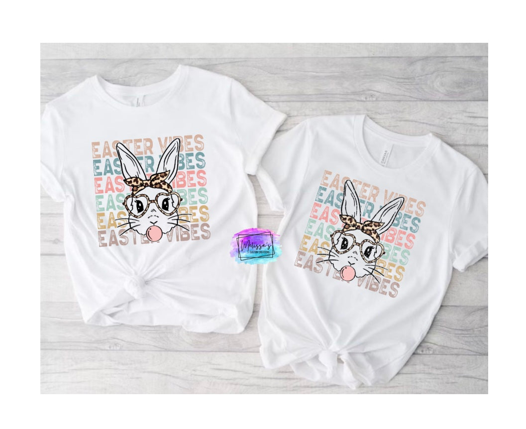 Easter Vibes Bunny T-Shirt