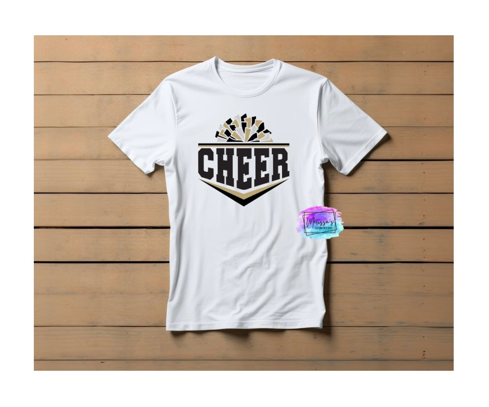 Cheer T-Shirt (choose your colors)