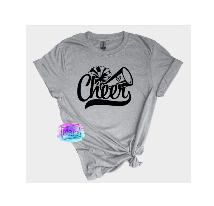 Cheer T-Shirt (Choose your colors)