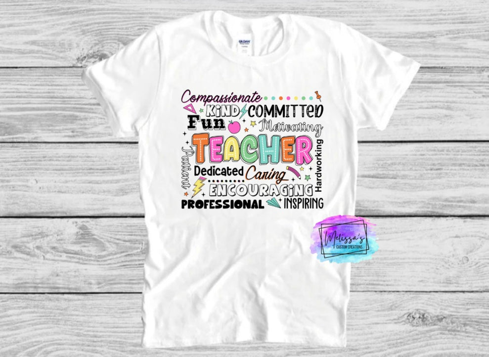 Teacher Words T-Shirt