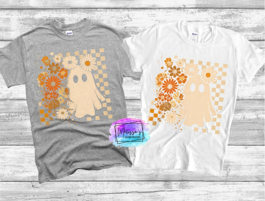 Floral Ghost T-Shirt