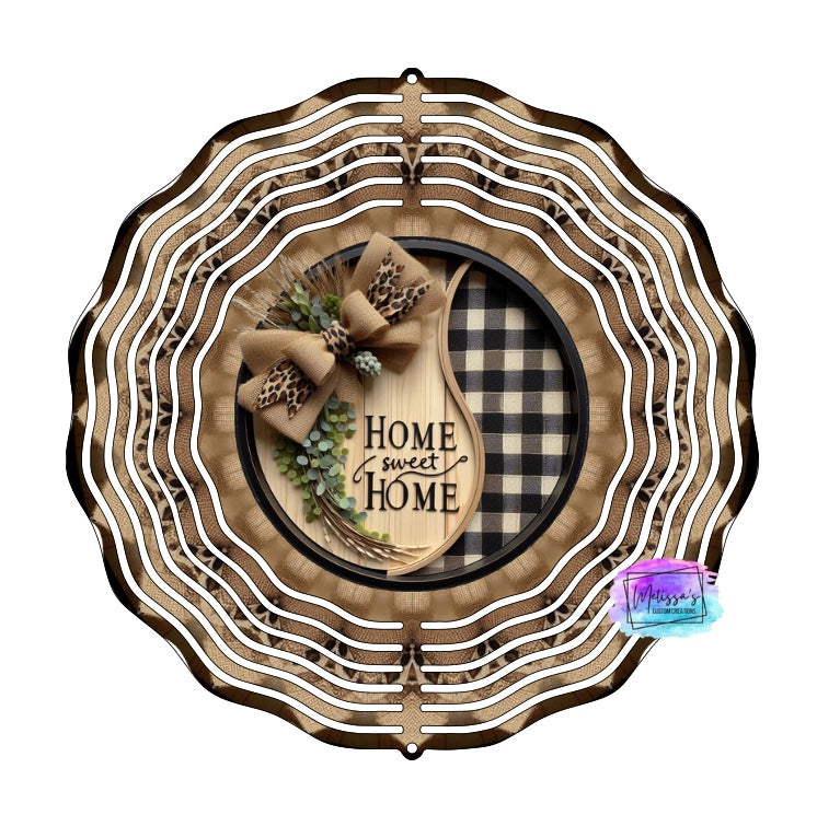 Home Sweet Home Wind Spinner