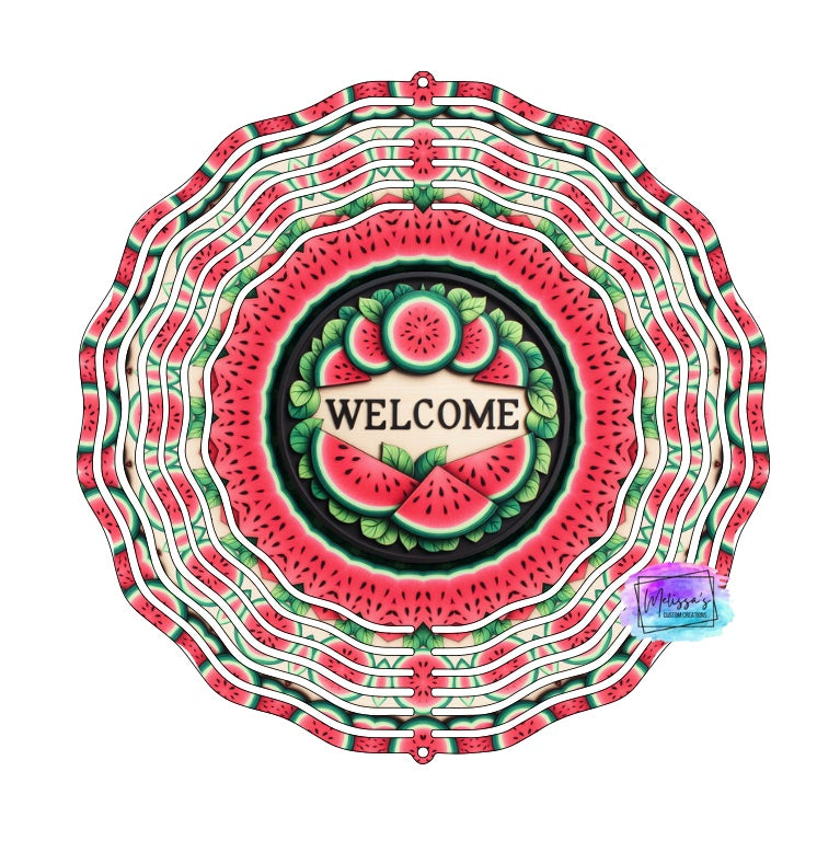 Watermelons Welcome Wind Spinner