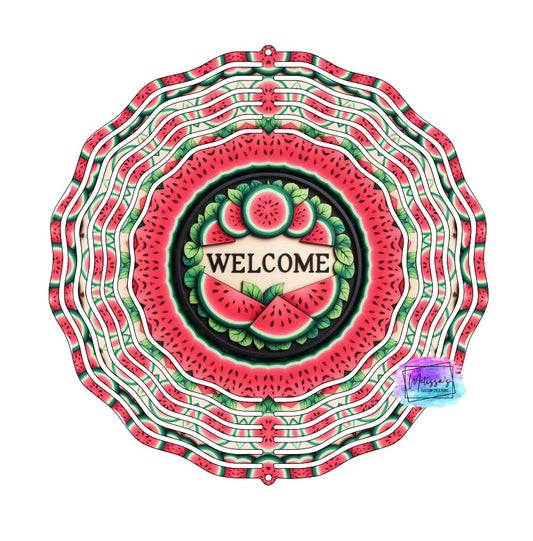 Watermelons Welcome Wind Spinner