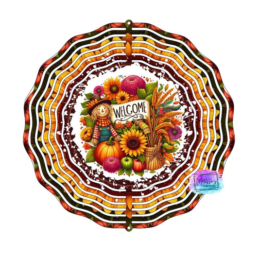 Fall Welcome Wind Spinner