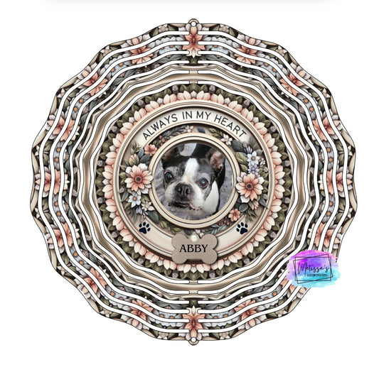 Personalized Pet Memorial Wind Spinner