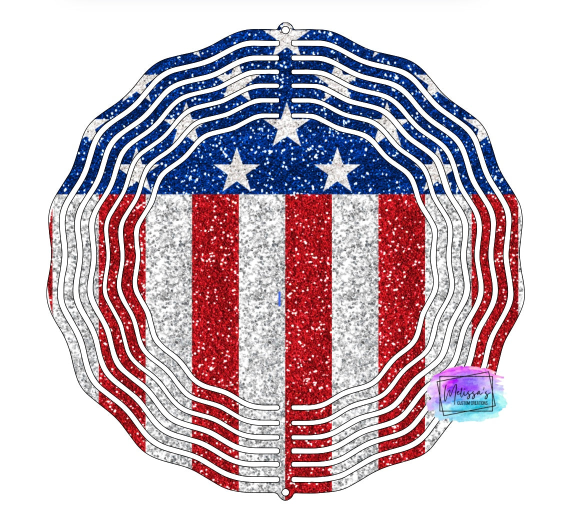 Patriotic Wind Spinner