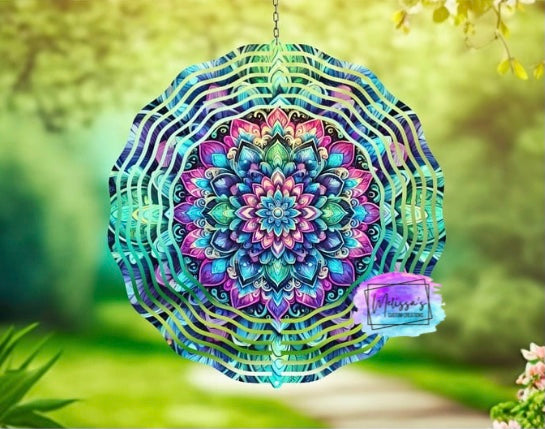 3D Mandala Wind Spinner