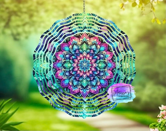 3D Mandala Wind Spinner