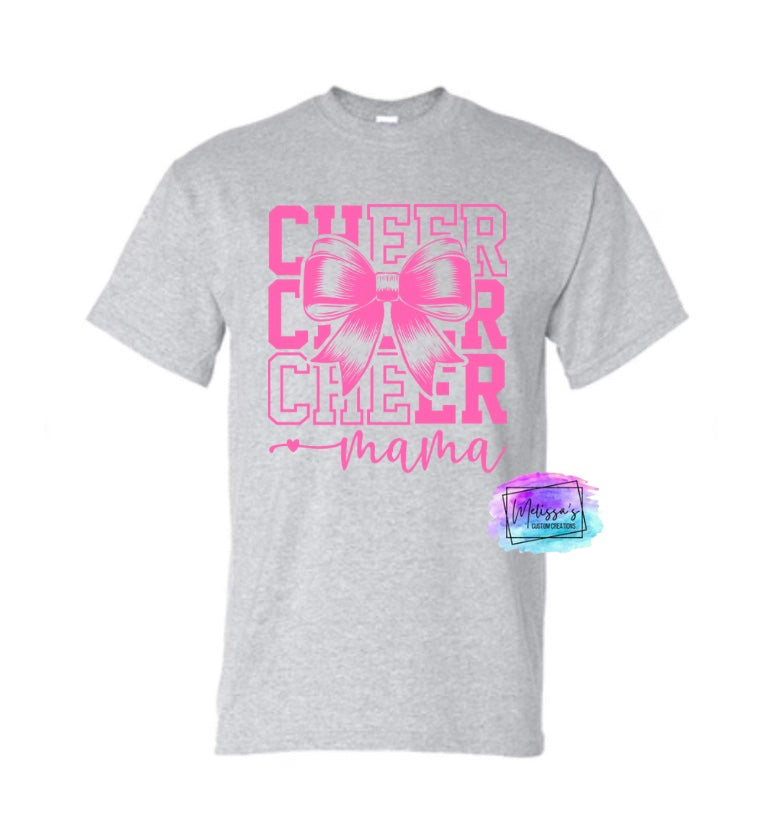 Cheer Mama T-Shirt (Choose your design color)