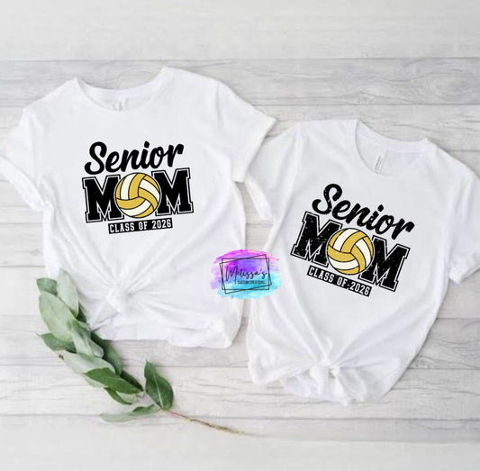 Volleyball Senior Mom Class of 2026 T-Shirt