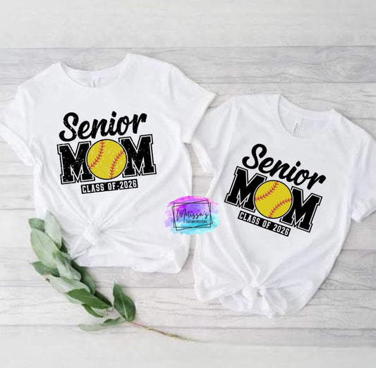 Softball Mom Class of 2026 T-Shirt
