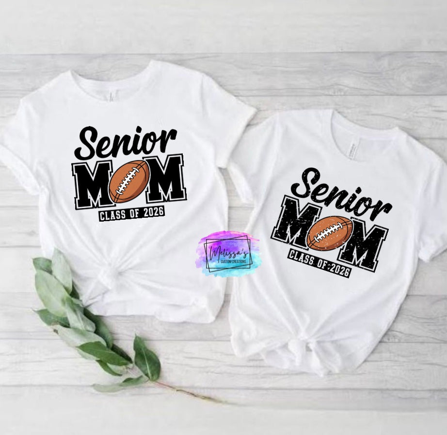 Football Senior Mom Class of 2026 T-Shirt