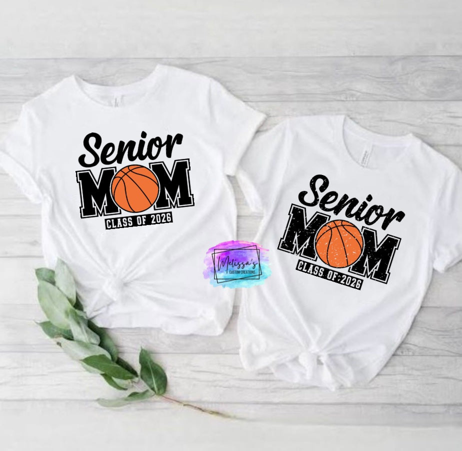 Basketball Senior Mom Class of 2026 T-Shirt
