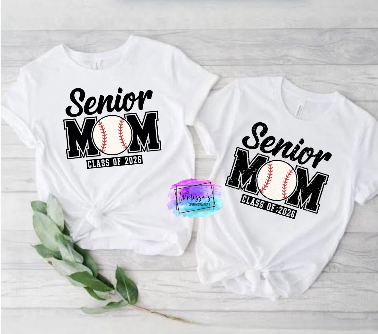 Baseball Senior Mom Class of 2026 T-Shirt