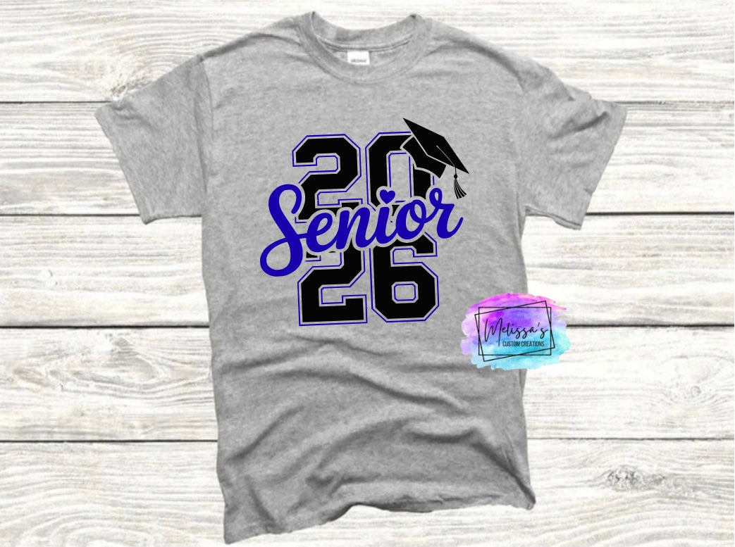 Senior 2026 T-Shirt (Choose your colors)