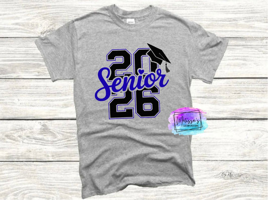 Senior 2026 T-Shirt (Choose your colors)