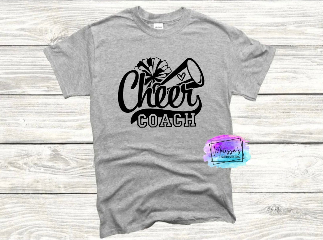 Cheer Coach T-Shirt (Choose your colors)