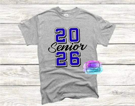 Senior 2026 T-Shirt (Choose your colors)