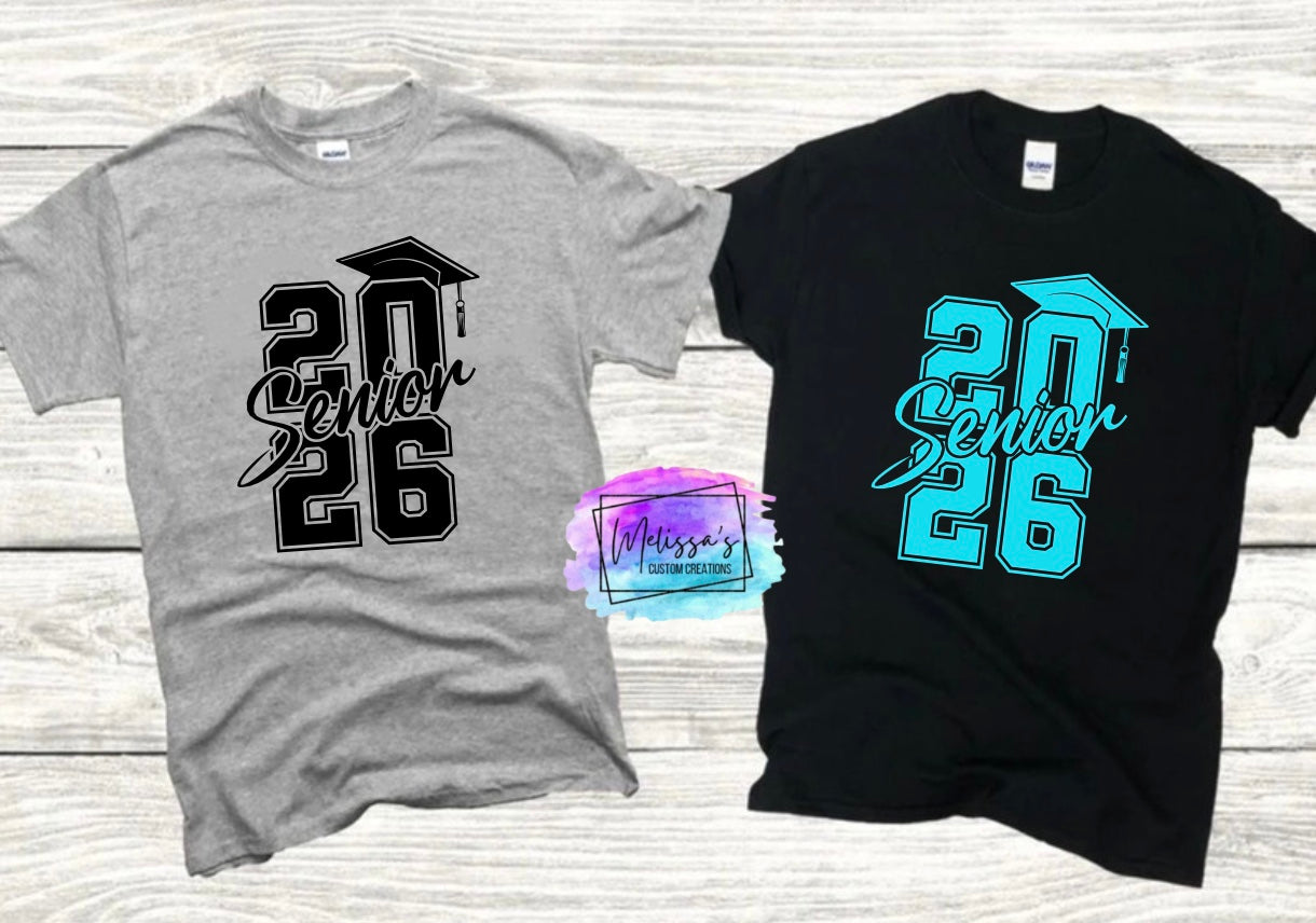 Senior 2026 T-Shirt (Choose your colors)