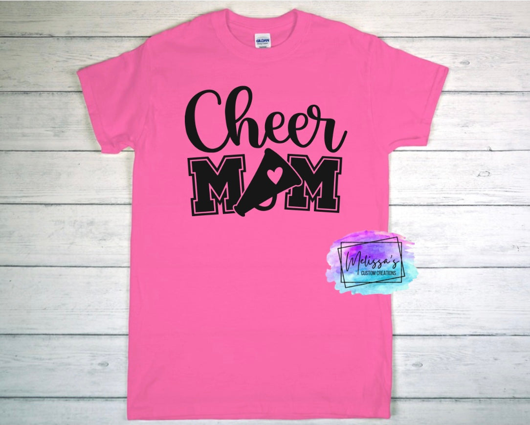 Cheer Mom T-Shirt (Choose your colors)