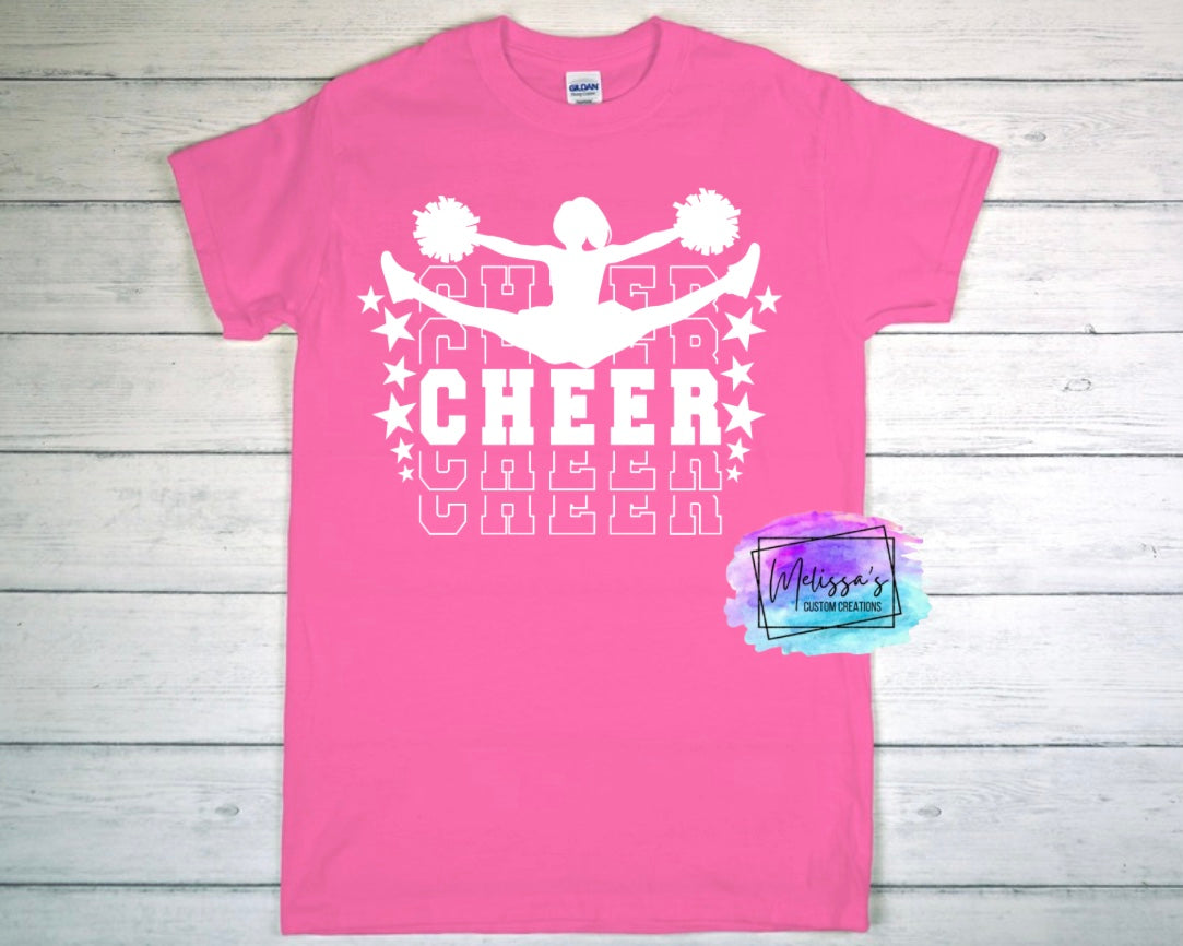 Cheer T-Shirt (Choose your colors)