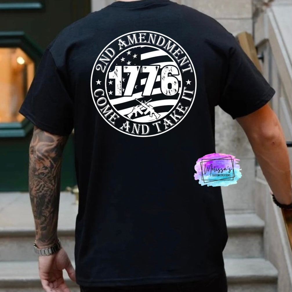 1776 2nd Amendment Come and Take It T-Shirt