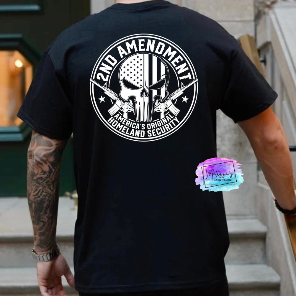 2nd Amendment America's Original Homeland Security T-Shirt