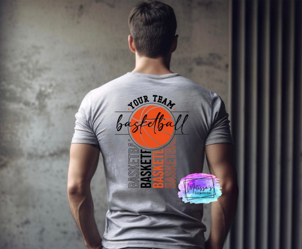 Personalized Basketball T-Shirt