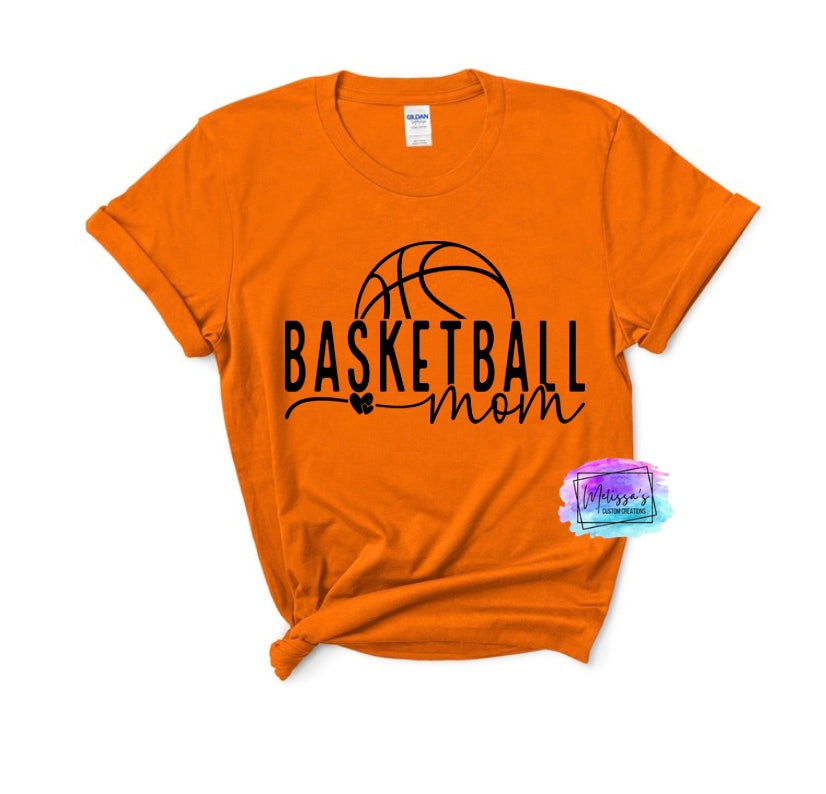 Basketball Mom T-Shirt (Choose your colors)
