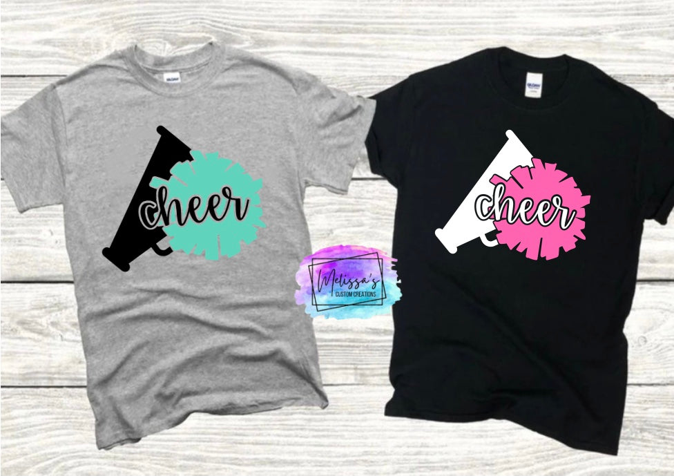 Cheer T-Shirt (Choose your colors)