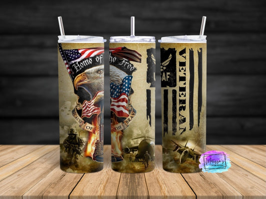 USAF Veteran Tumbler