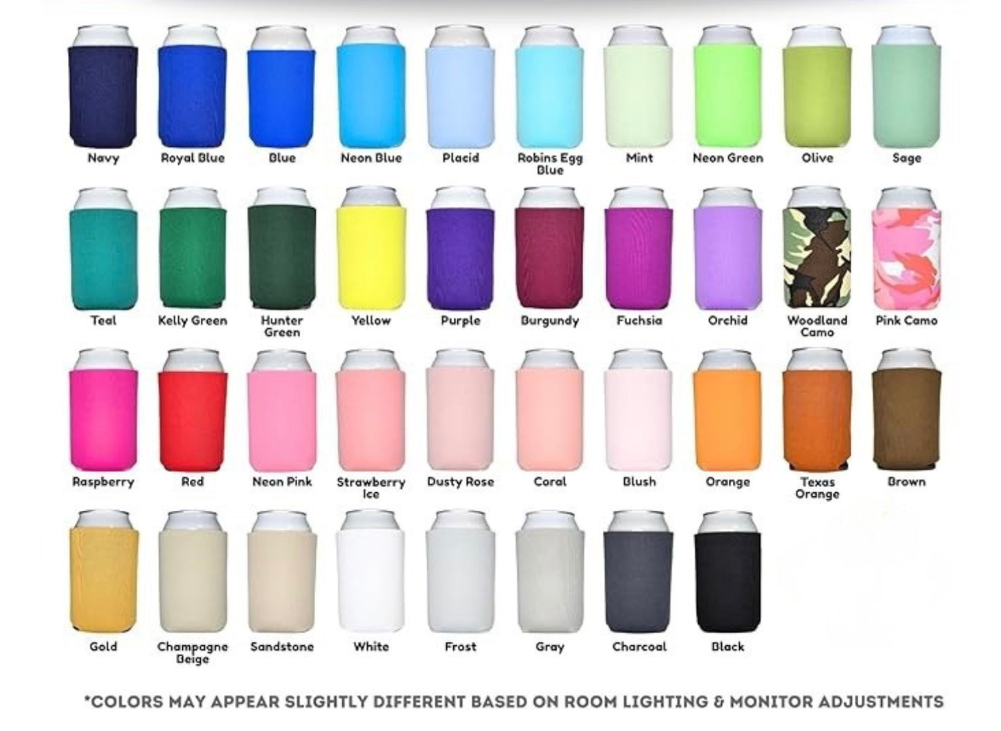 Custom Neoprene Can Coolers