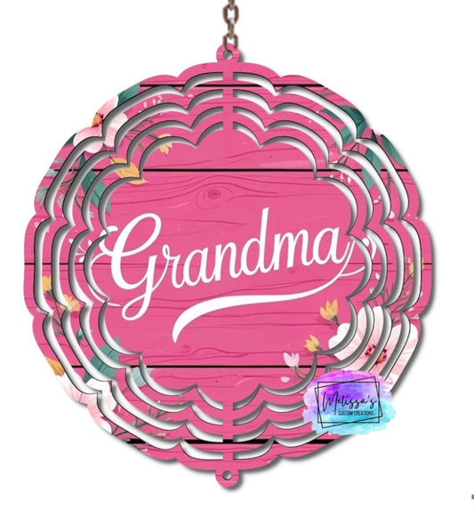 Grandma Wind Spinner