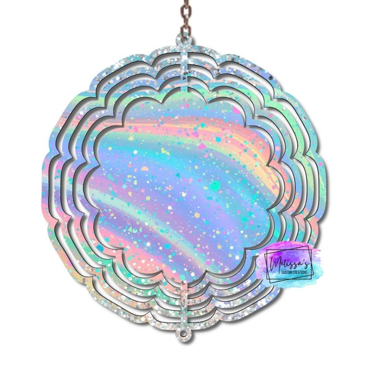 Opal Glitter Wind Spinner