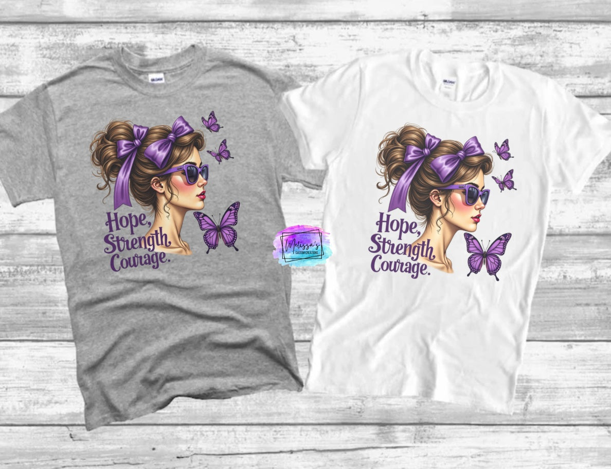 Hope, Strength, Courage T-Shirt
